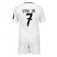 Real Madrid Vinicius Junior #7 Domaci Dres za djecu 2024-25 Kratak Rukav (+ Kratke hlače)